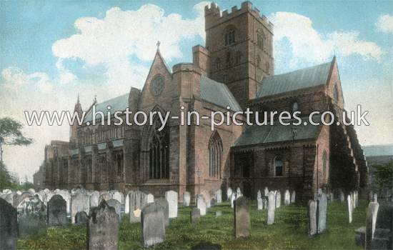 Carlisle Cathedral, Carlisle, Cumbria. c.1910